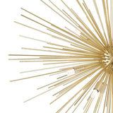 Savannah 9 Light 33in Gold Leaf Chandelier