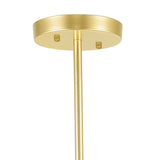 Savannah 9 Light 33in Gold Leaf Chandelier