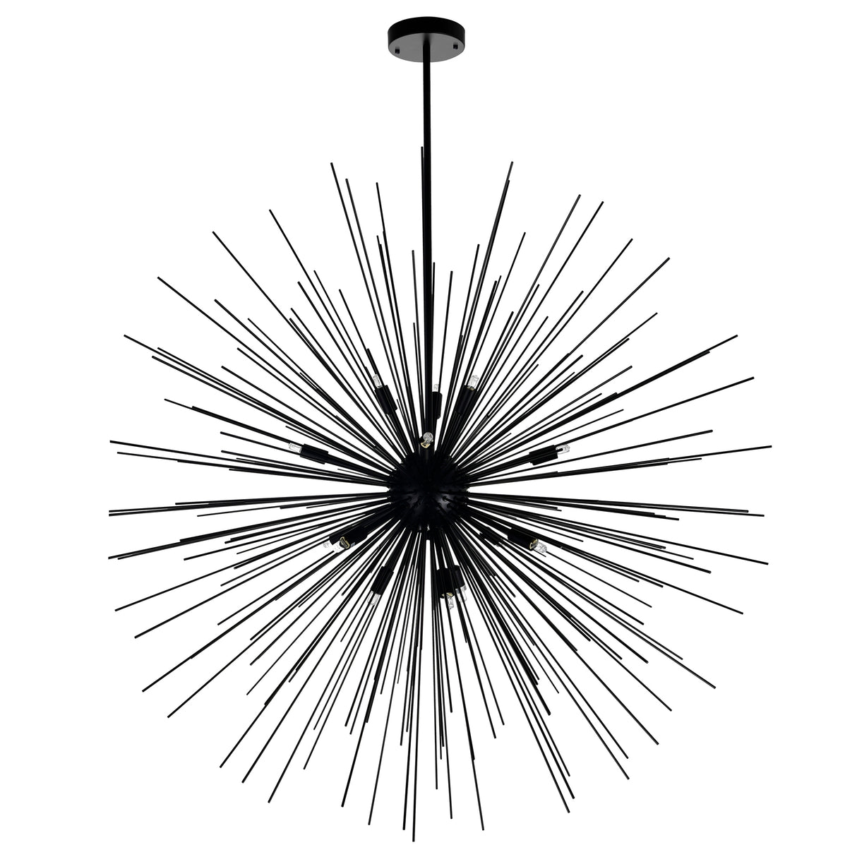 Savannah 14 Light 40in Black Chandelier