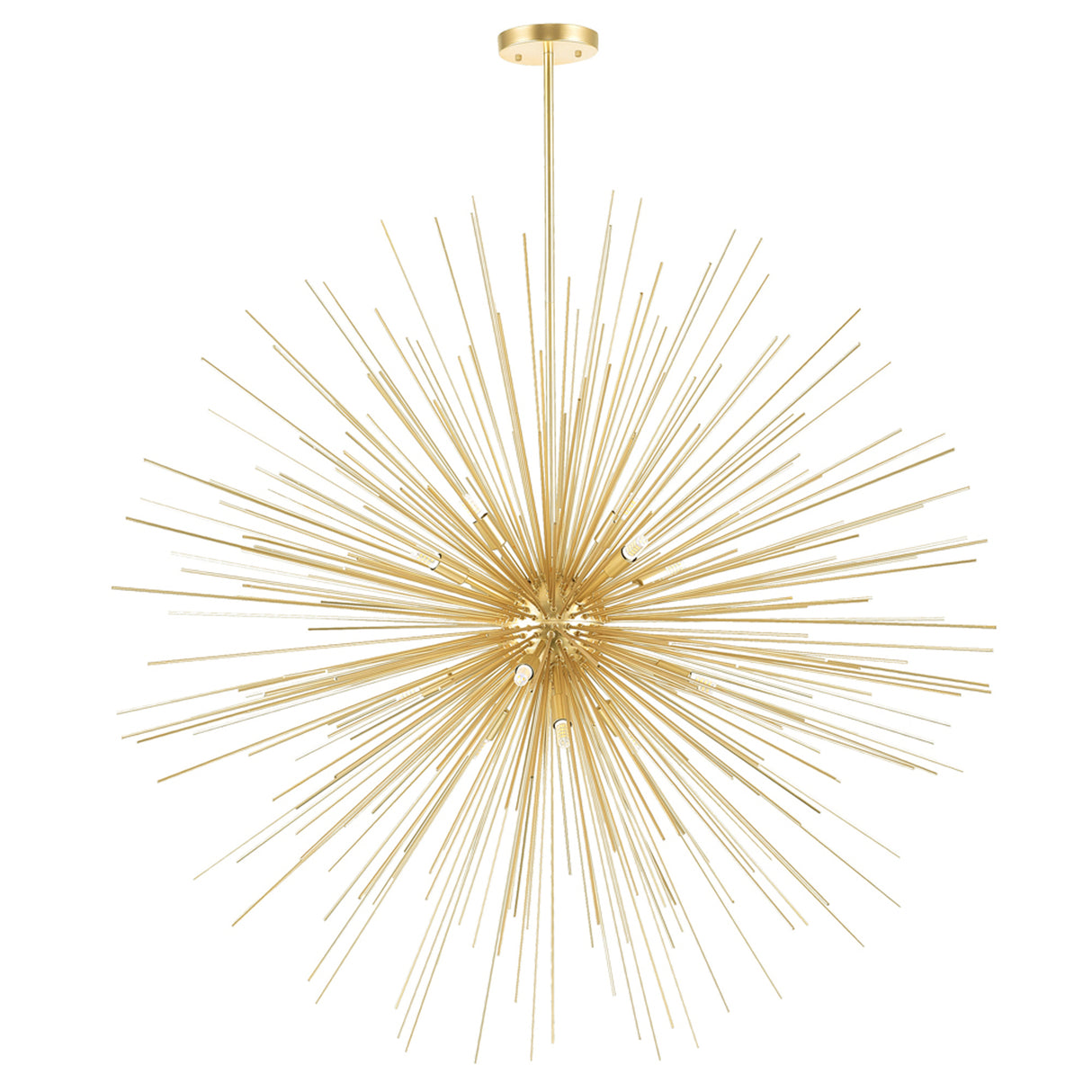 Savannah 14 Light 40in Gold Leaf Chandelier