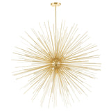 Savannah 14 Light 40in Gold Leaf Chandelier