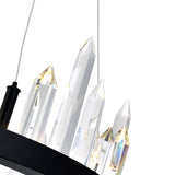 Juliette Integrated LED 24in Black Chandelier