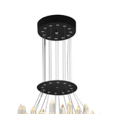 Juliette Integrated LED 42in Black Chandelier