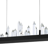 Juliette Integrated LED 45in Black Chandelier