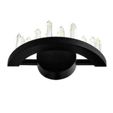 Juliette Integrated LED Black Wall Sconce