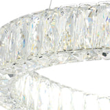 Madeline Integrated LED 32in Chrome Chandelier