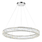 Madeline Integrated LED 32in Chrome Chandelier