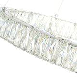 Madeline Integrated LED 3 Ring 32in Chrome Chandelier