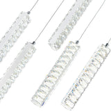 Celina Integrated LED 20in 19 Pendant Chrome Chandelier