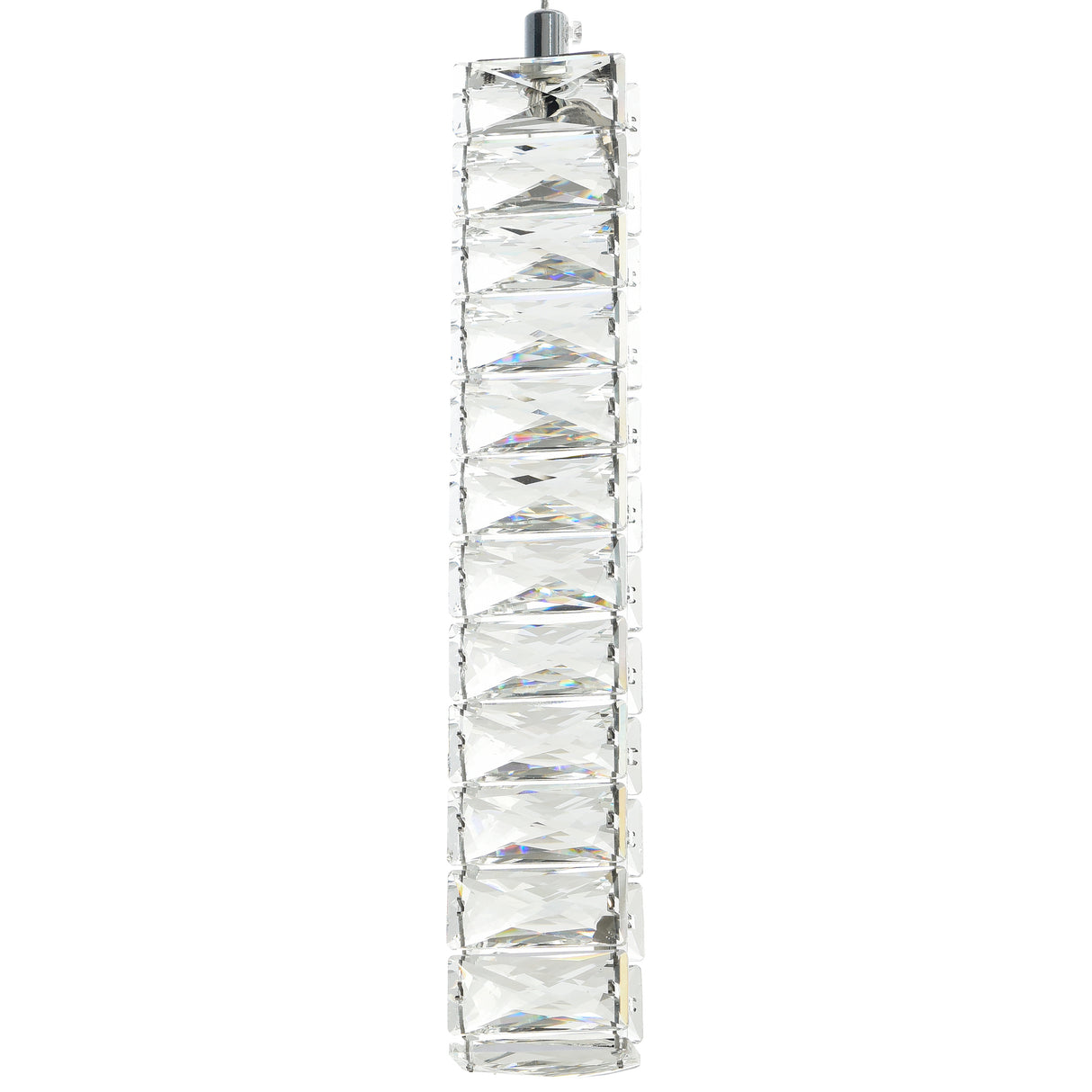 Celina Integrated LED 32in 9 Pendant Chrome Chandelier