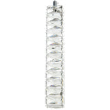 Celina Integrated LED 32in 9 Pendant Chrome Chandelier