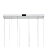 Celina Integrated LED 43in 5 Ring Chrome Chandelier