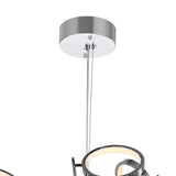 Colette LED Chandelier Light With Chrome Finish