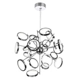 Colette LED Chandelier Light With Chrome Finish