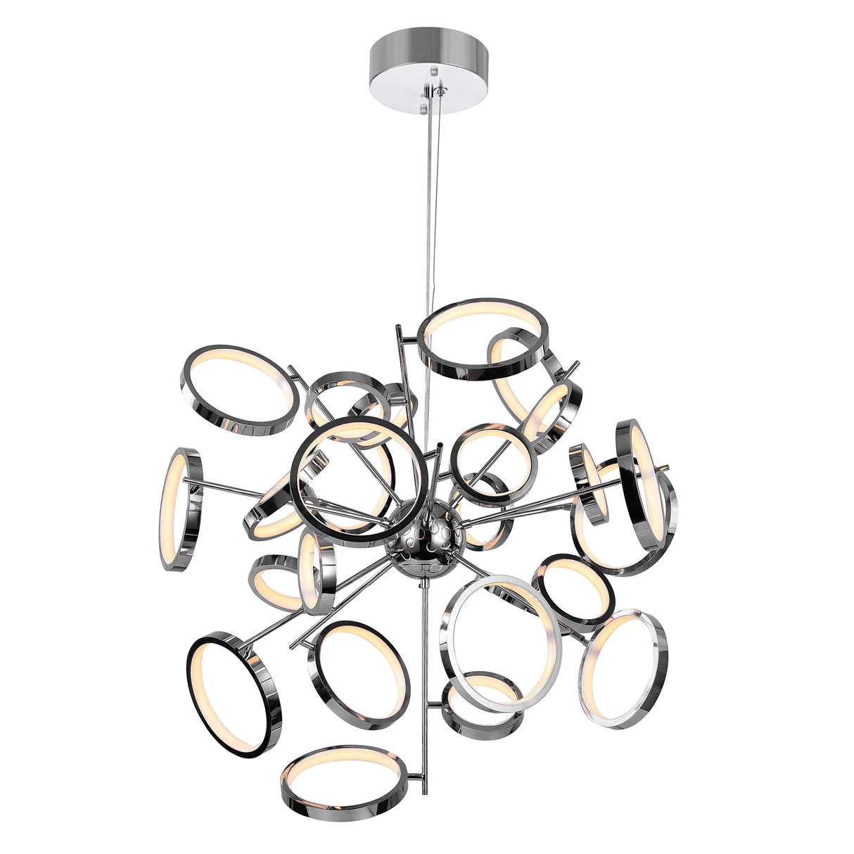 Colette LED Chandelier Light With Chrome Finish