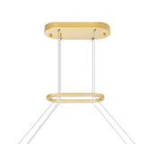 Genevieve Integrated LED 47in Medallion Gold Chandelier