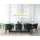 Genevieve Integrated LED 47in Medallion Gold Chandelier