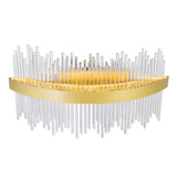 Genevieve Integrated LED Vanity Light With Medallion Gold Finish 24 Inch