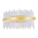 Genevieve Integrated LED Vanity Light With Medallion Gold Finish 24 Inch