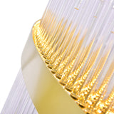 Genevieve Integrated LED Vanity Light With Medallion Gold Finish 32 Inch