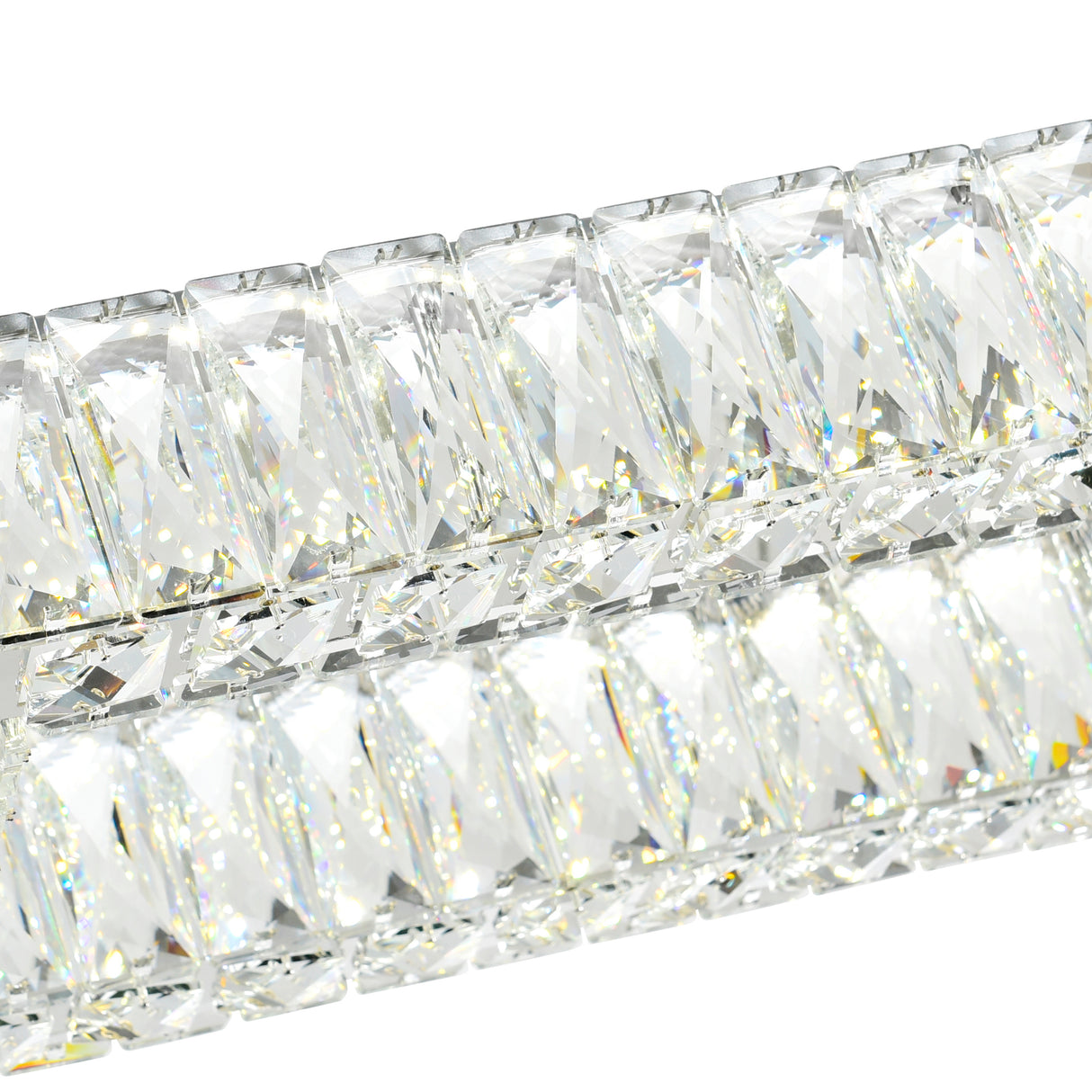 Felicity Integrated LED 2-Tier Chrome Chandelier