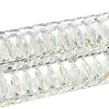 Felicity Integrated LED 2-Tier Chrome Chandelier