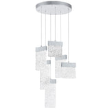 Carolina Integrated LED 16in Pewter Chandelier