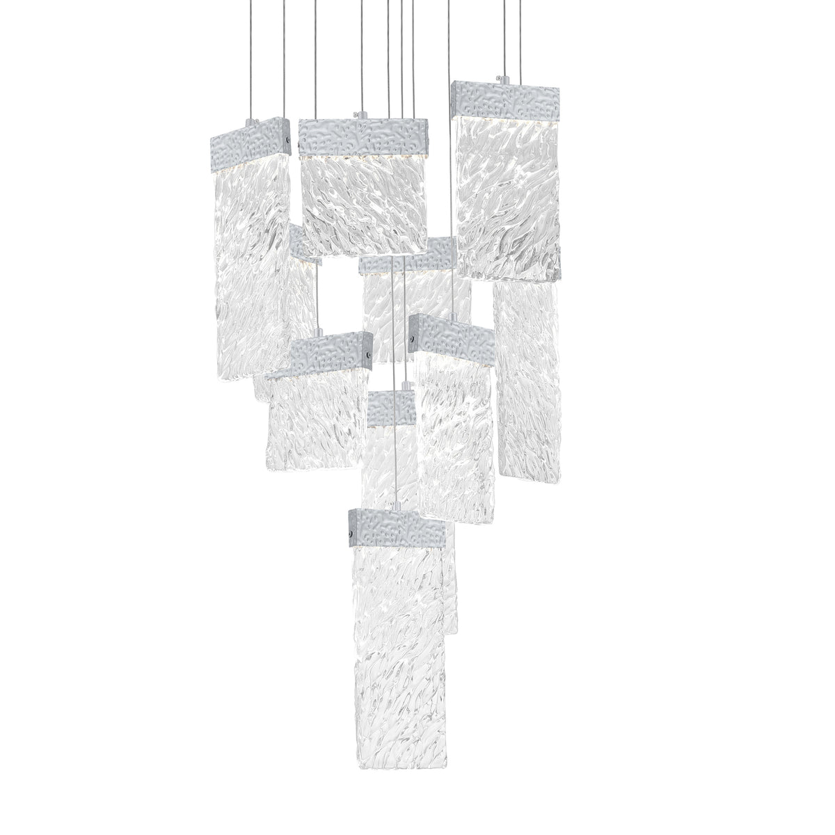 Carolina Integrated LED 20in Pewter Chandelier