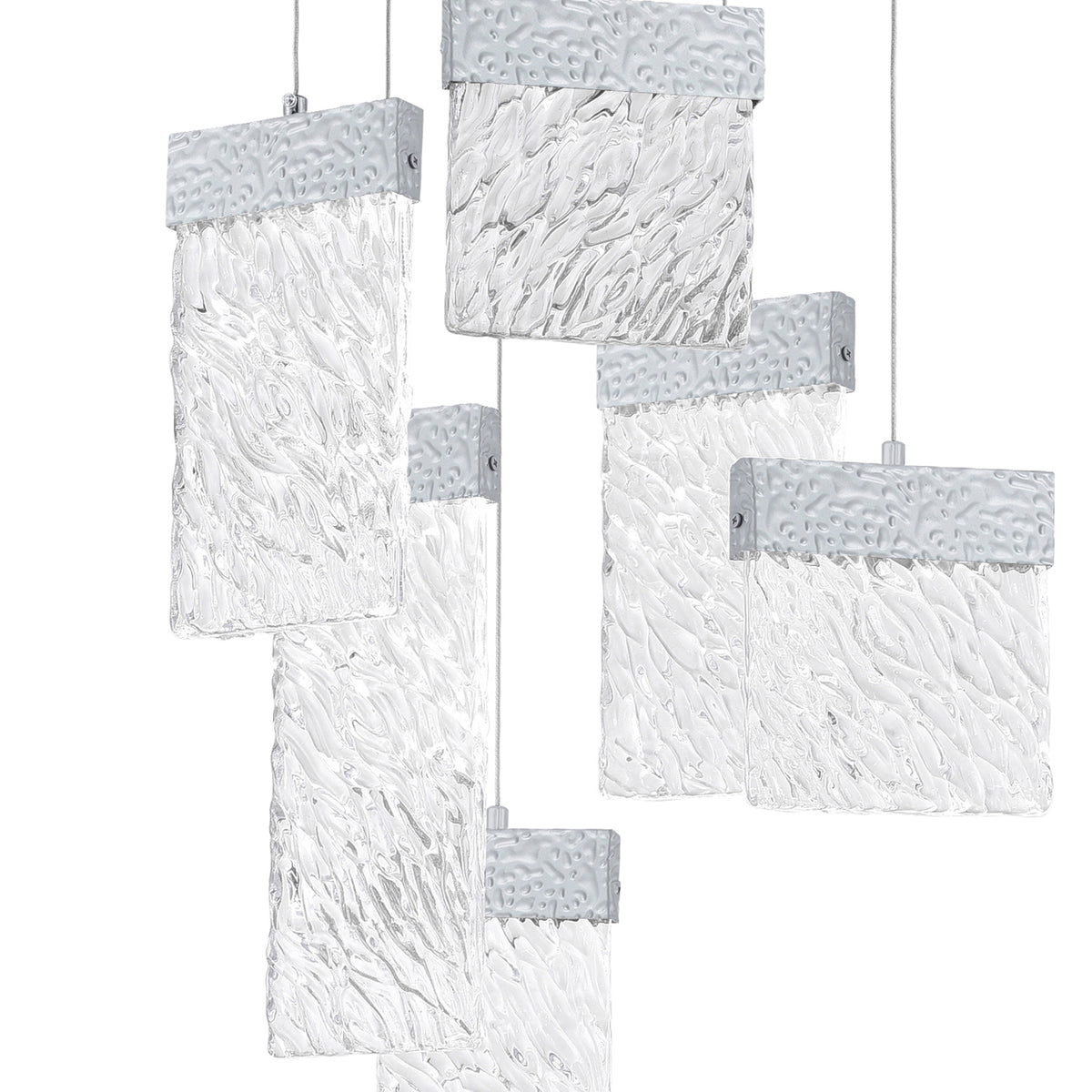 Carolina Integrated LED 20in Pewter Chandelier
