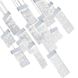Carolina Integrated LED 32in Pewter Chandelier