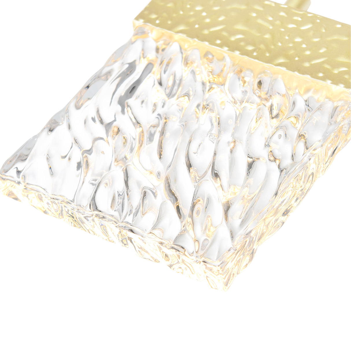 Carolina Integrated LED 32in Gold Leaf Chandelier