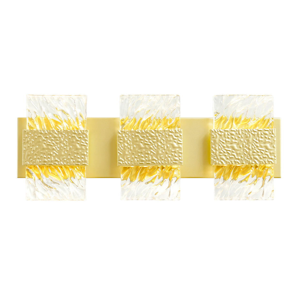 Carolina Integrated LED 21in Gold Leaf Vanity Light