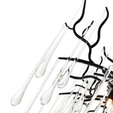Anita 12 Light Black LED Chandelier Light
