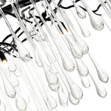 Anita 12 Light Black LED Chandelier Light