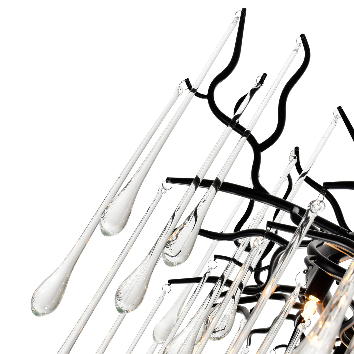 Anita 6 Light Black Chandelier