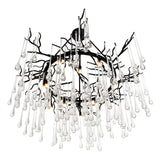 Anita 12 Light Black Chandelier