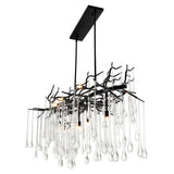 Anita 10 Light Black Chandelier