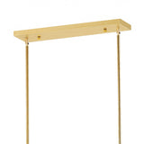 Anita 10 Light Gold Leaf Chandelier