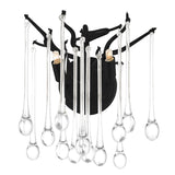 Anita 2 Light Black Wall Sconce