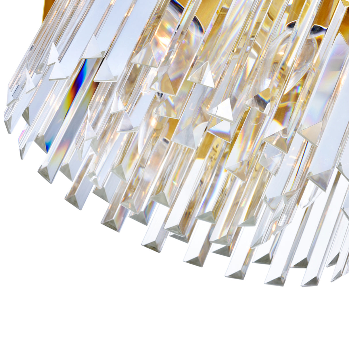 Panache 8 Light Down Chandelier With Medallion Gold Finish
