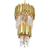 Deco 4 Light 12in Medallion Gold Mini Pendant