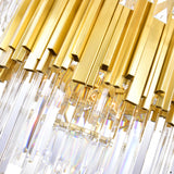 Deco 12 Light Medallion Gold Down Chandelier