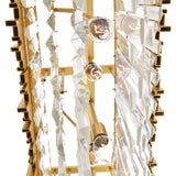 Deco 9 Light Medallion Gold Pool Table Light