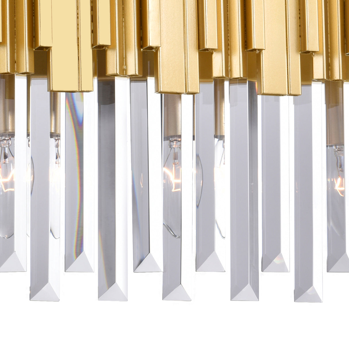 Deco 3 Light Medallion Gold Vanity Light