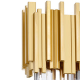Deco 1 Light Medallion Gold Wall Light
