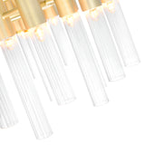 Orgue 42 Light 20in Satin Gold Chandelier