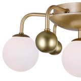 Element 4 Light 16in Sun Gold Flush Mount
