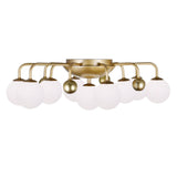 Element 9 Light 24in Sun Gold Flush Mount