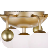 Element 9 Light 24in Sun Gold Flush Mount