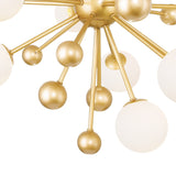 Element 17 Light 39in Sun Gold Chandelier